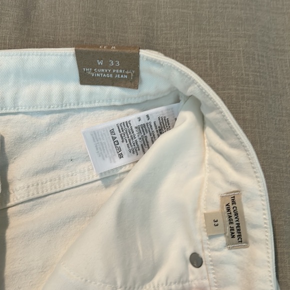 Madewell White High-rise Jeans size 33 - Picture 4 of 5
